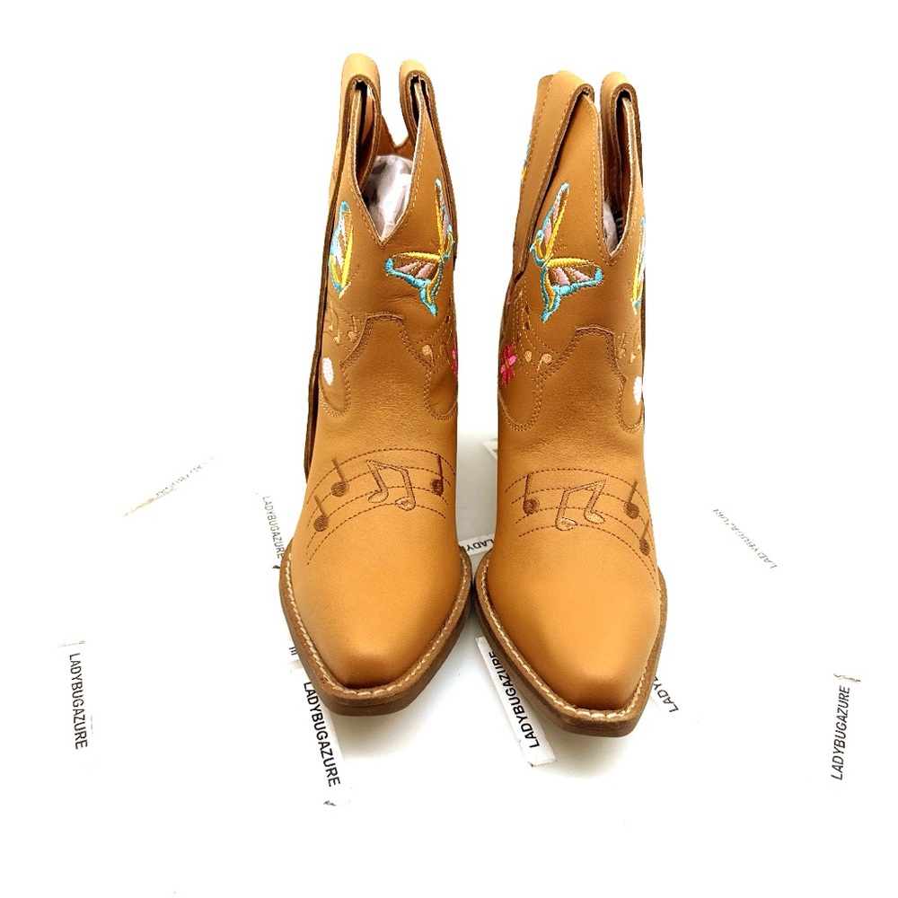 NWOB Dingo Women's Melody Leather Ankle Boots Size 7